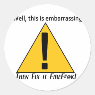 Dies ist Embarrassing 2 Runder Aufkleber