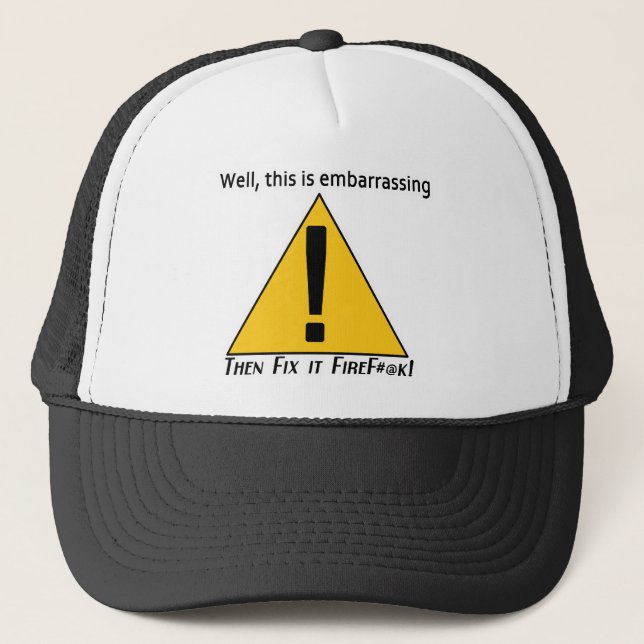 Dies ist Embarrassing 2 Truckerkappe (Vorderseite)