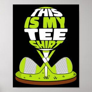 Dies ist Golfkleidung Golfer Golfen Legende Golf Poster