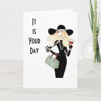 DIES IST IHR TAG "FEIEREN SIE IHREN BIRTHTAG" KARTE