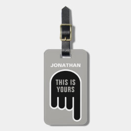 Dies ist Ihre (personalisierbare) Gepäckanhänger