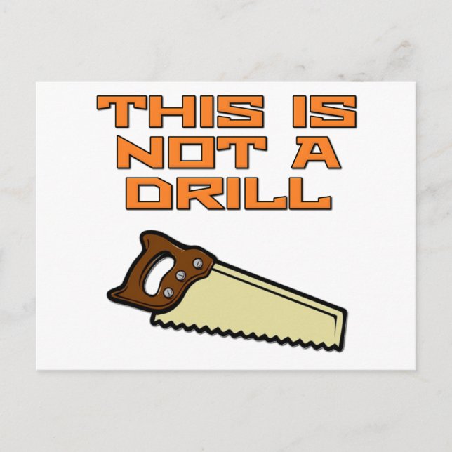 Dies ist kein Drill Postkarte (Vorderseite)