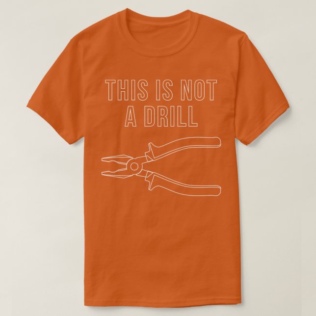 Dies ist kein Drill T-Shirt (Design vorne)