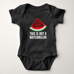 Dies ist kein Watermelon - ein palästinensischer F Baby Strampler