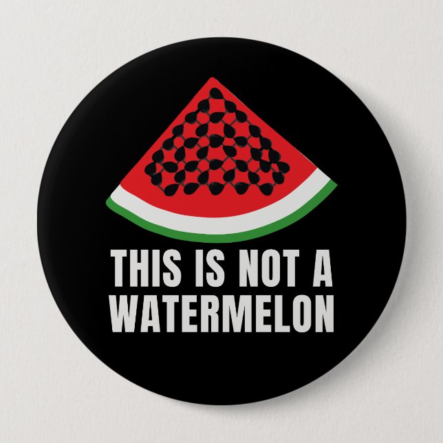 Dies ist kein Watermelon - ein palästinensischer F Button (Vorderseite)