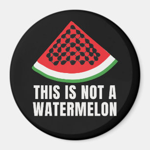 Dies ist kein Watermelon - ein palästinensischer F Magnet