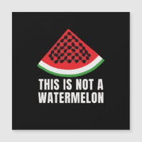 Dies ist kein Watermelon - ein palästinensischer F