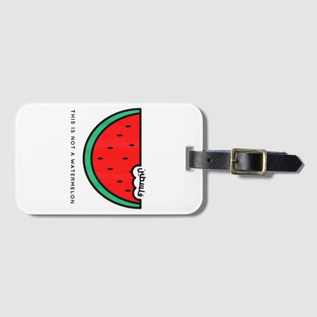 'Dies ist keine palästinensische Sammlung von Wass Gepäckanhänger (Vorderseite (Horizontal))