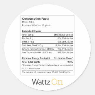 Dies ist keine Papiertasse (Aufkleber für das Ener Runder Aufkleber