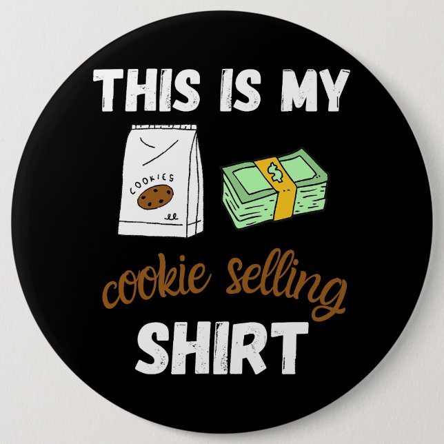 Dies ist mein Cookie-Shirt für einen Cookie-Scout Button (Vorderseite)