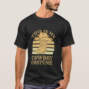 Dies ist mein Cowboy-Kostüm Frauen Western-Sonnenu T-Shirt