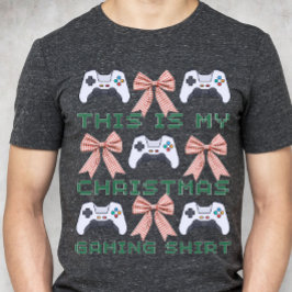 "Dies ist mein Gaming-Shirt" Weihnachts-Custom-Gam T-Shirt