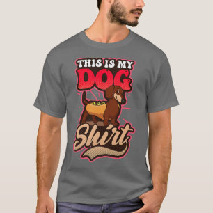 Dies ist mein Hot Dog Outfit Design Hot Dog Lover T-Shirt