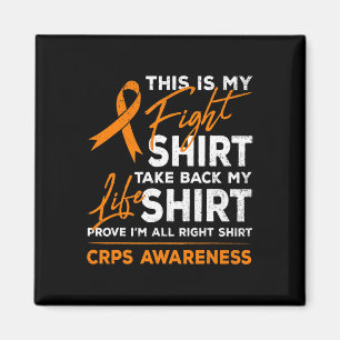 Dies ist mein Kampf RSD CRPS Awareness Orange Ribb Magnet