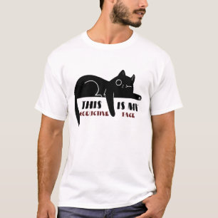 Dies ist mein produktives Gesicht – Lustige faule T-Shirt