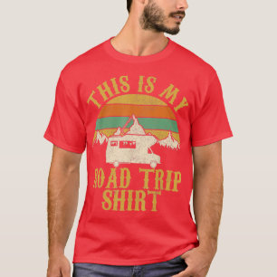 Dies ist mein Road Trip RV Camping Camper Geschenk T-Shirt