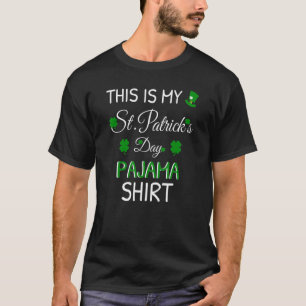 Dies ist mein St Patrick S Day Pajama Classic Zita T-Shirt