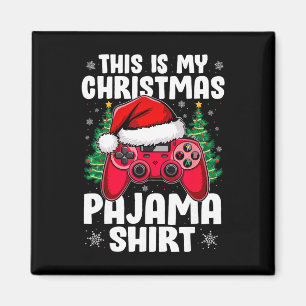 Dies ist mein Weihnachten-Pyjama-Videospiel-Gamer- Magnet