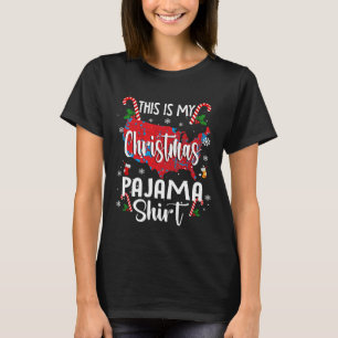 Dies ist mein Weihnachts-Pajama-Shirt Funny Trump  T-Shirt