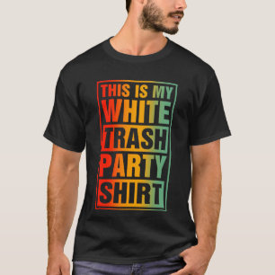 Dies ist mein weißes Party Funny Quotes Redewendun T-Shirt