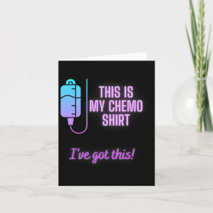 Dies ist meine Chemo - Blutkrebs Chemotherapie Karte