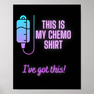 Dies ist meine Chemo - Blutkrebs Chemotherapie Poster