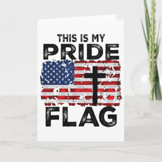 Dies ist meine Pride-Flagge Jesus Kreuz USA Amerik Karte