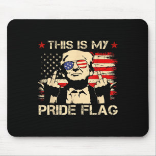 Dies ist meine Pride-Flagge USA Amerikanischer 4. Mousepad
