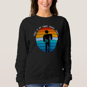 dies ist meine Verletzung Broken Leg Erholung Sweatshirt