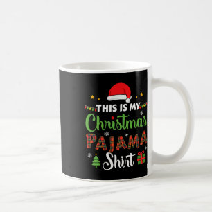 Dies ist meine Weihnachts-Pajama oder Familie Xmas Kaffeetasse