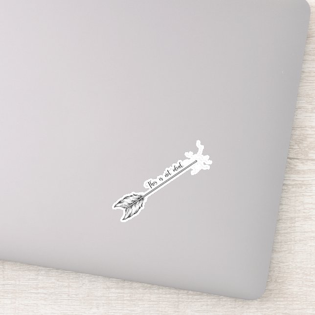 Dies ist nicht der ideale Aufkleber - B&W (Detail)