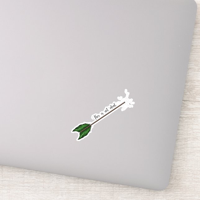 Dies ist nicht der ideale Aufkleber - Farbe (Detail)