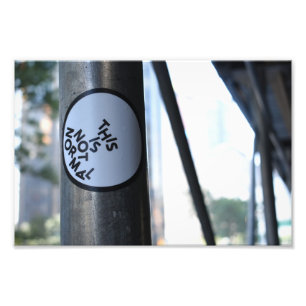 Dies ist nicht normal Street Fotografy Graffiti NY Fotodruck