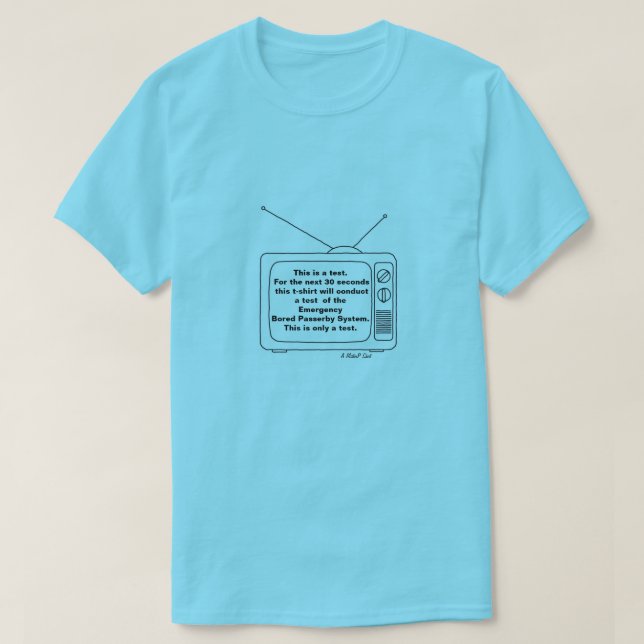 Dies ist nur ein Test - ein MisterP-Shirt T-Shirt (Design vorne)