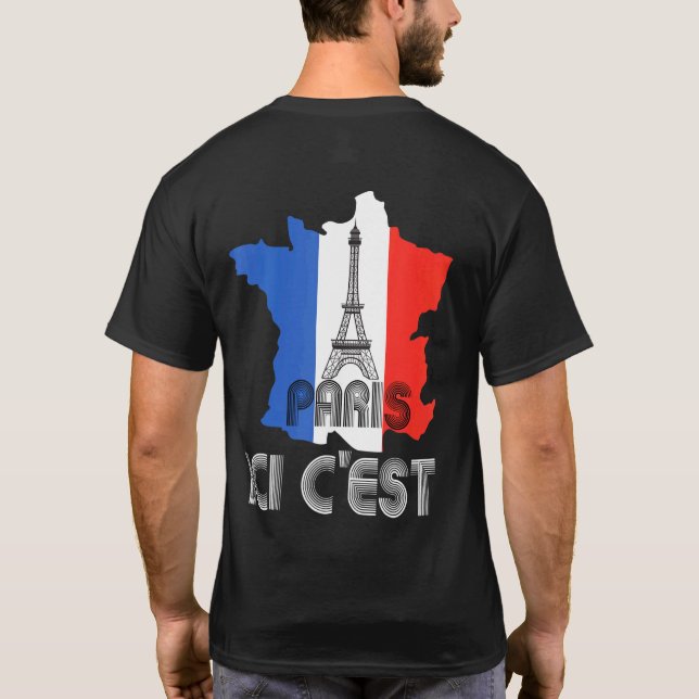Dies ist Paris II Cest Paris Willkommen 2024 in de T-Shirt (Rückseite)