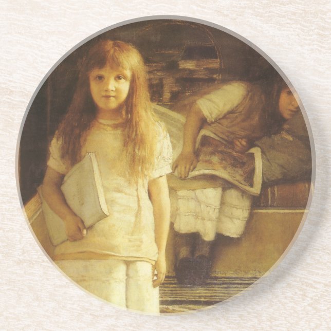 Dies ist unsere Ecke von Sir Lawrence Alma Tadema Getränkeuntersetzer (Vorne)