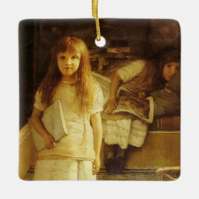 Dies ist unsere Ecke von Sir Lawrence Alma Tadema Keramikornament (Vorderseite)