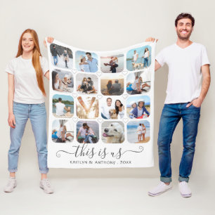 DIES IST US-handgeschriebene Skriptschwerpunkte 16 Fleecedecke