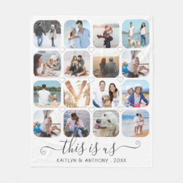 DIES IST US-handgeschriebene Skriptschwerpunkte 16 Fleecedecke