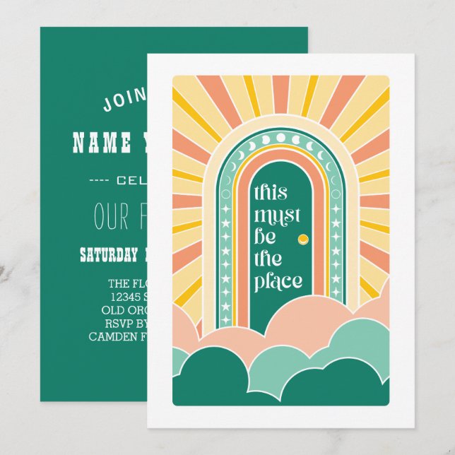 dies muss der Ort sein, an dem das Haus wärmt (Vorne/Hinten)