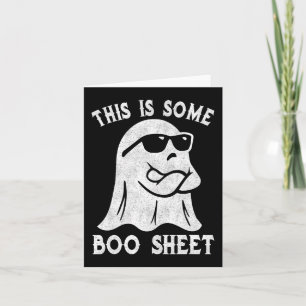 Dies sind einige Boo-Sheet Halloween Ghost Fun Ges Karte