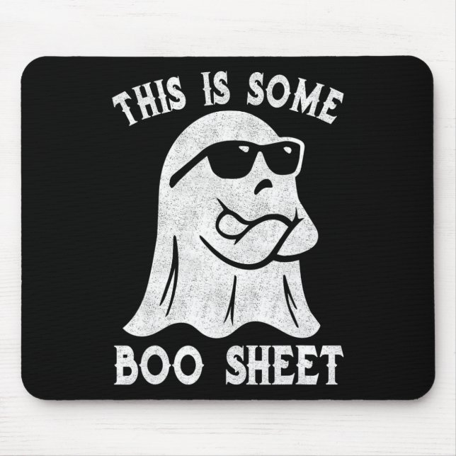 Dies sind einige Boo-Sheet Halloween Ghost Fun Ges Mousepad (Vorne)