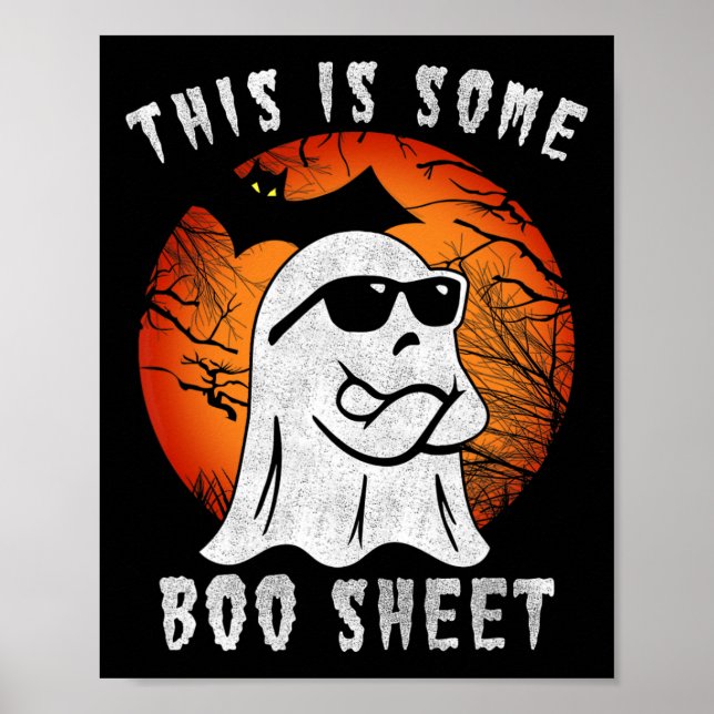 Dies sind einige Boo-Sheet Halloween Ghost Fun Ges Poster (Vorne)