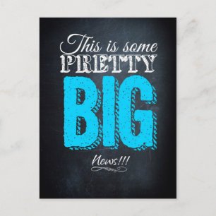 Dies sind einige hübsche große Neuigkeiten Postkarte