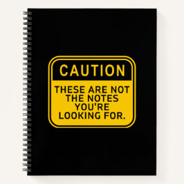 Dies sind nicht die Notizen, die Sie für Noteboo s Notizbuch