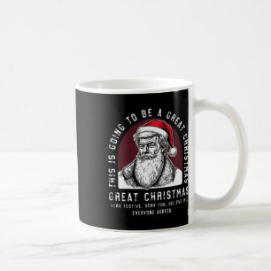 Dies wird ein großer Weihnachtsmann sein, den Trum Kaffeetasse