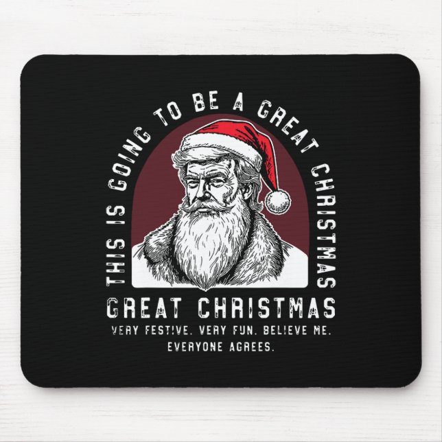 Dies wird ein großer Weihnachtsmann sein, den Trum Mousepad (Vorne)
