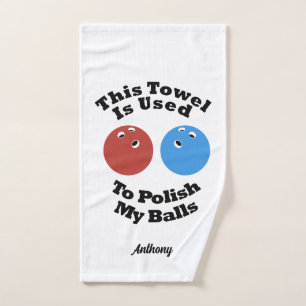 Dies wird verwendet, um meine Balls Spaß Bowling z Handtuch
