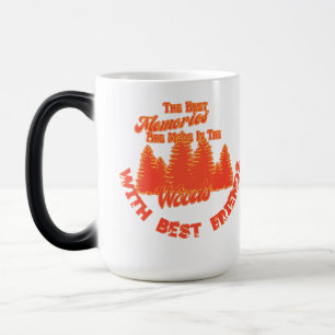 Diese 70er Mandarine Camping Erinnerungen Magische Verwandlungstasse