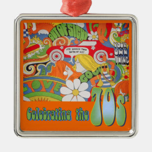 Diese 70er Verzierung Ornament Aus Metall